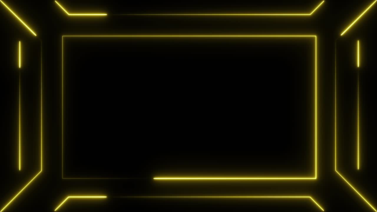 Neon Frame Abstract Background