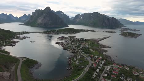 Imágenes-Aéreas-De-Las-Islas-Del-Archipiélago-Lofoten