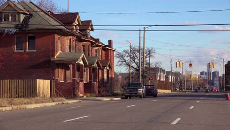 antigo bairro degradado perto de detroit michigan