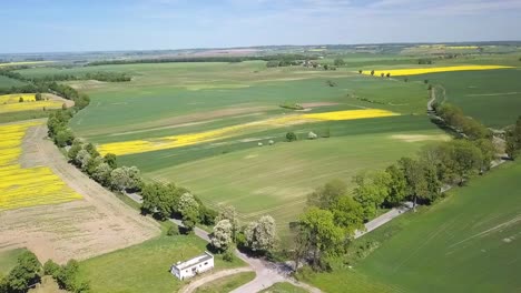 countryside aerial shot