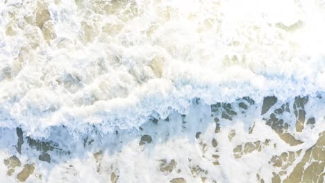 Drone-going-up-revealing-an-amazing-beautiful-brazilian-beach-with-green-ocean