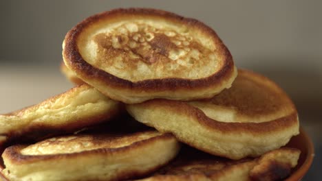 pancakes on a saucer