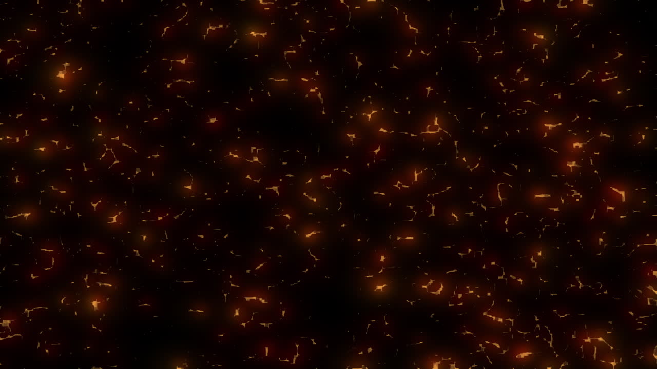 A vibrant red and black abstract design featuring dynamic noise and shapes