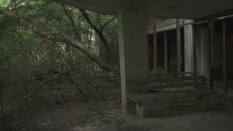 shot of an abandoned radioactive building in pripyat exclusion zone, near chernobyl powerplant, ukraine.