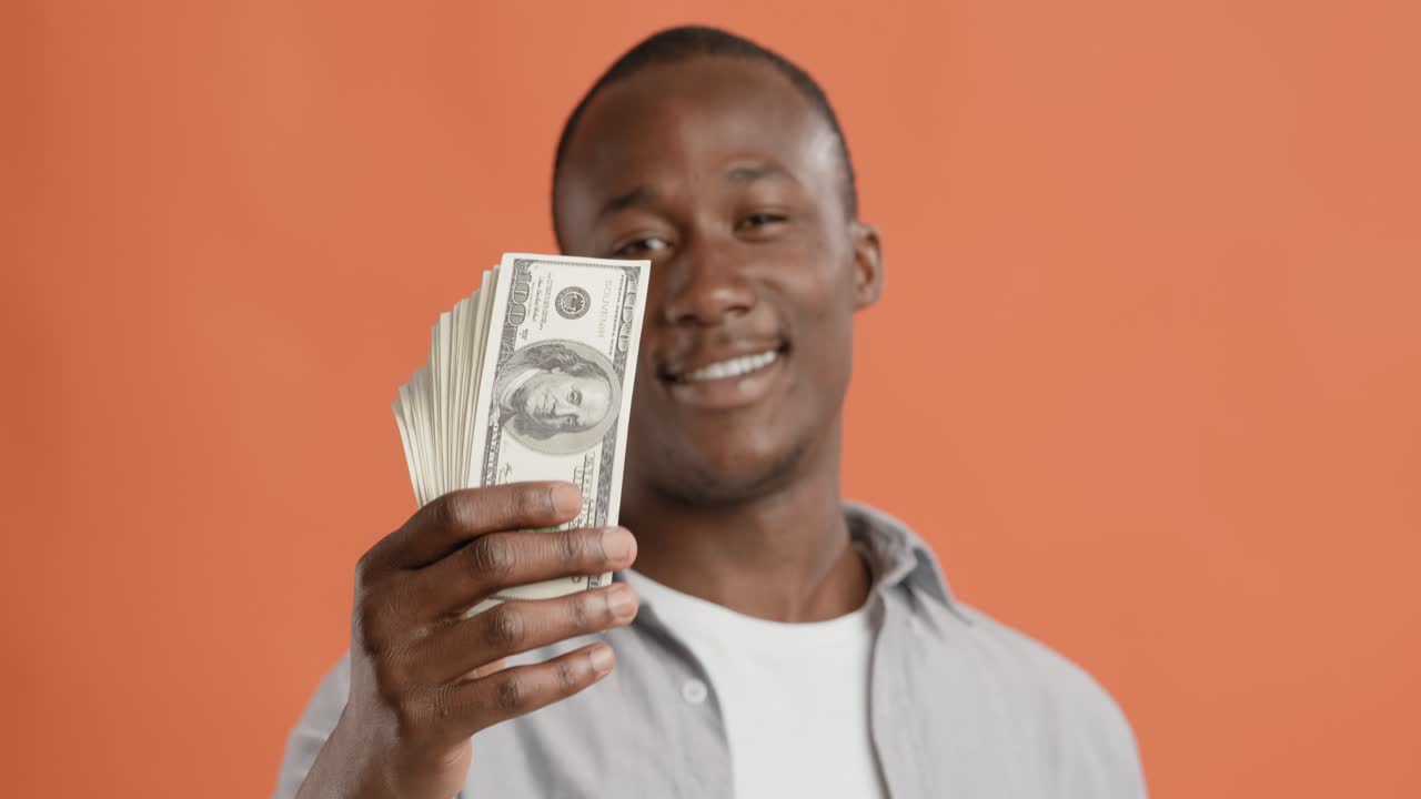 Man Holding Money