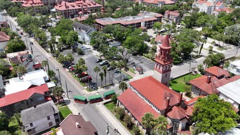 Drone-shot-of-the-trolly-in-St