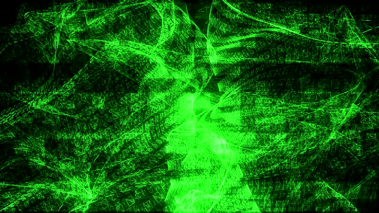 fondo abstracto verde con daños por distorsión