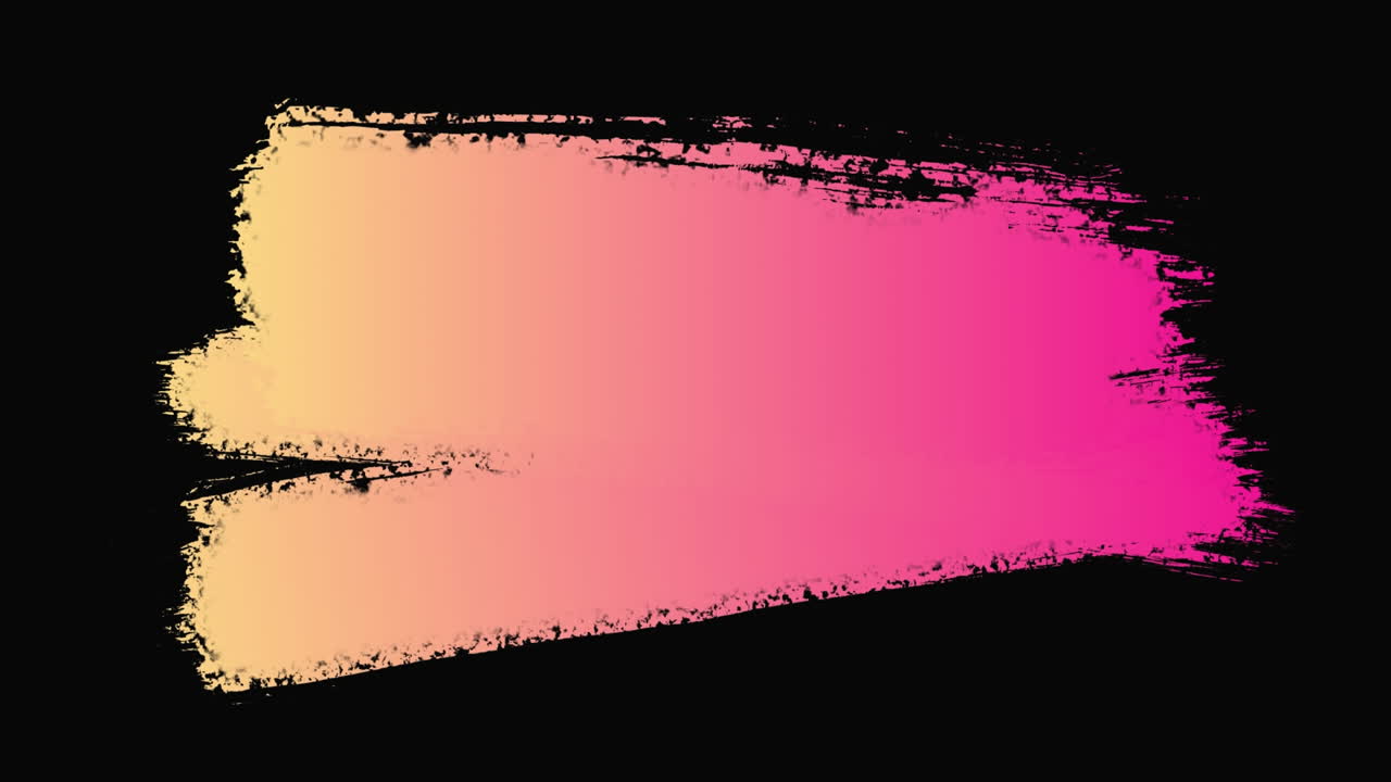 pintura cepillada en una superficie negra