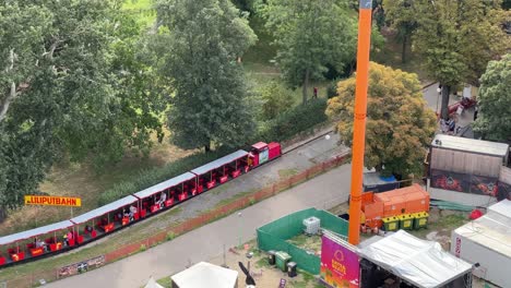 Train-Railway-in-Vienna-Old-Town-City-centre-in-Austria-from-above-filmed-in-4K