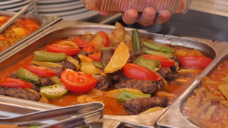 turkish meatballs (kufte) with vegetables