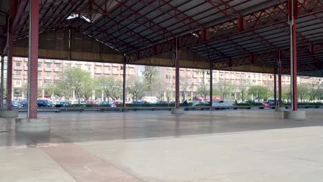 empty city market