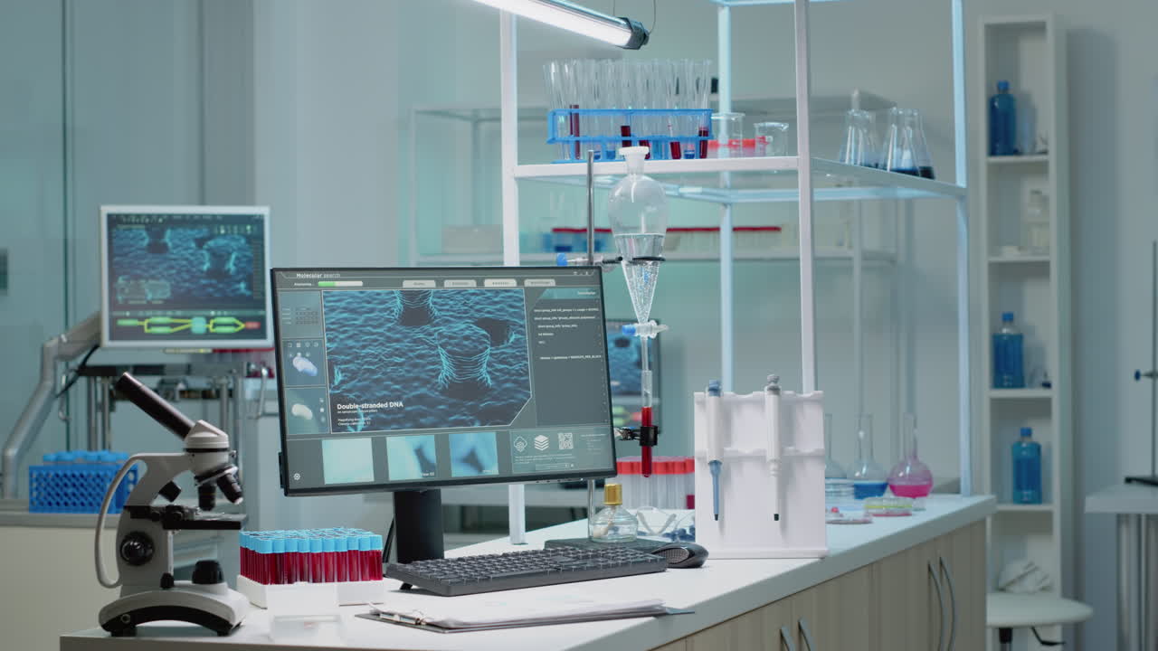 Laboratory research equipment and scientific analysis