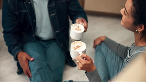 people enjoying coffee indoors