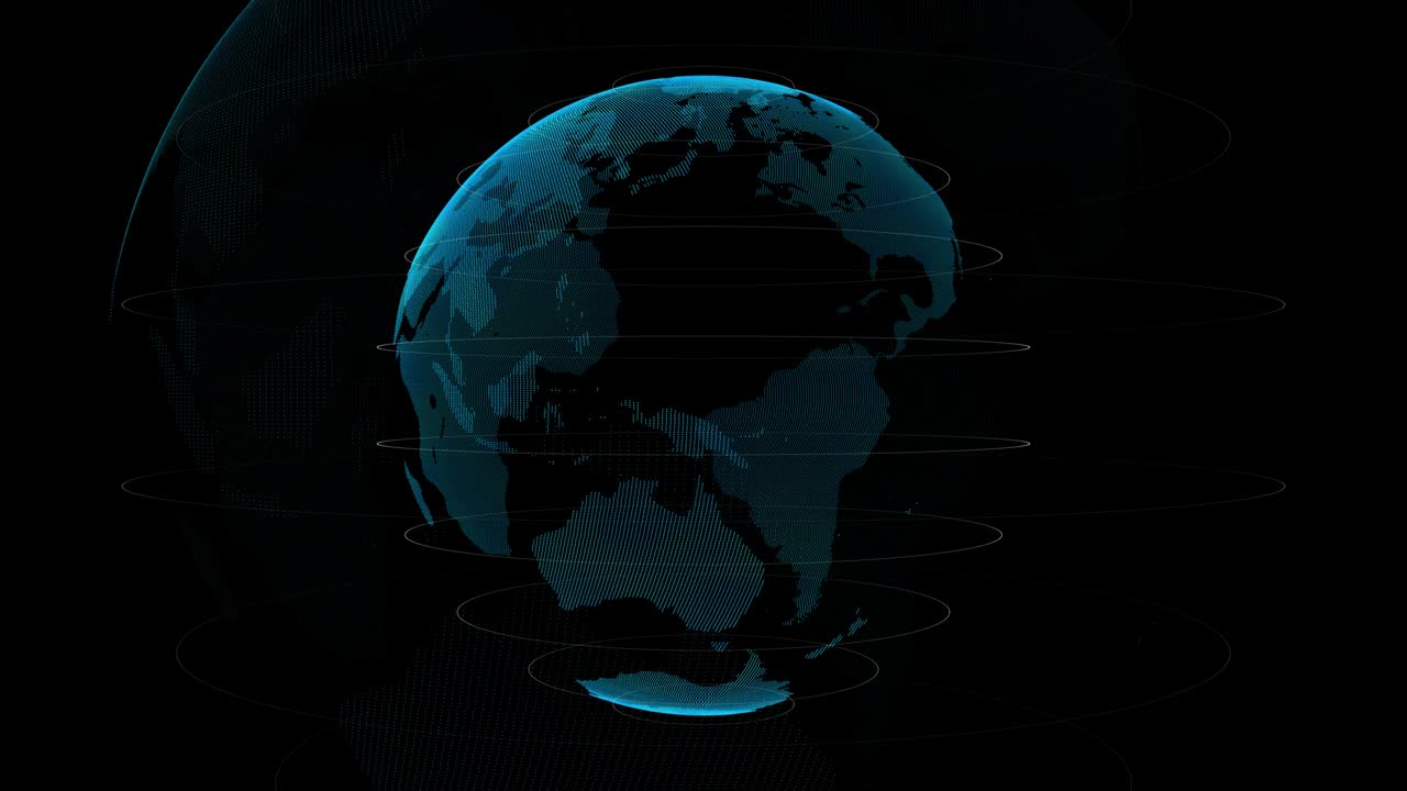 Abstract Digital Globe
