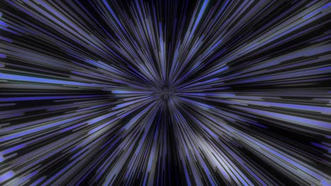 4k abstract of warp or hyperspace motion in white star trail. exploding and expanding movement. motion graphic and animation background.