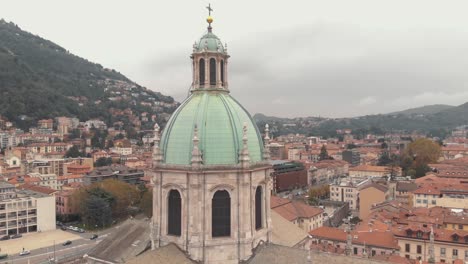 dome of como cathedral, lombardy, italy