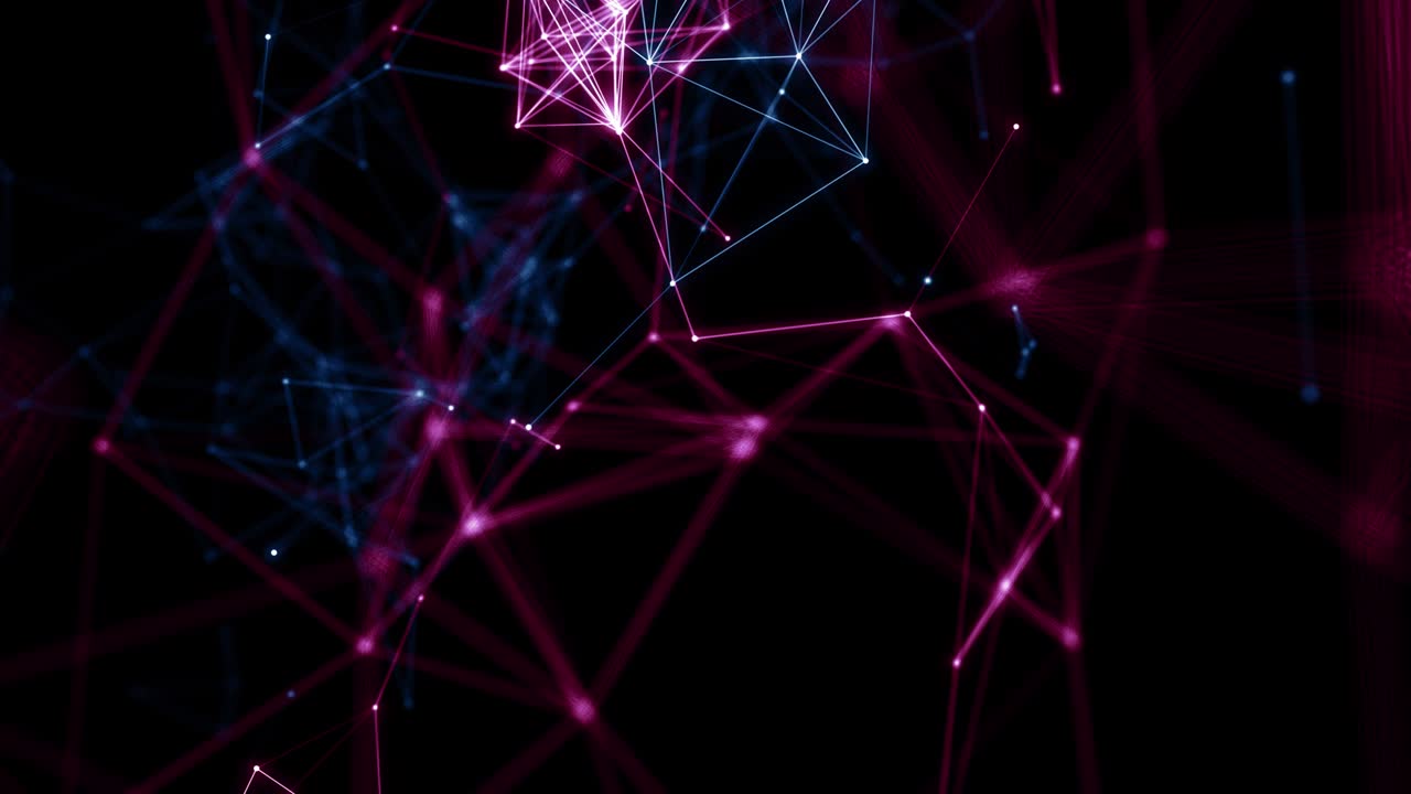 Plexus abstract network titles technology science background loop