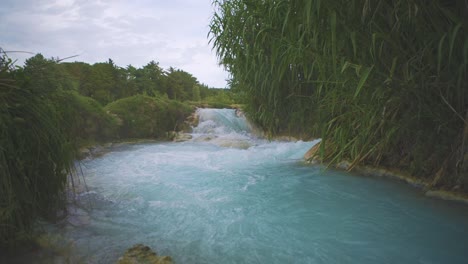 the beautiful thermal hot springs of saturnia, italy