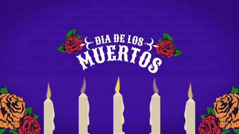 dia de los muertos lettering