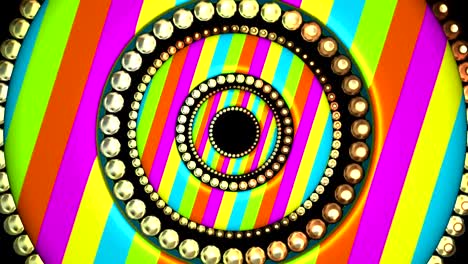 gold colors circles motion background