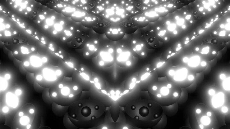 patrón de esfera brillante abstracto