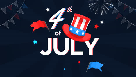 7월 4일 모션 그래픽