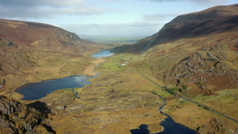 Impresionantes-Imágenes-Aéreas,-La-Brecha-De-Dunloe,-Co-Kerry,-Irlanda