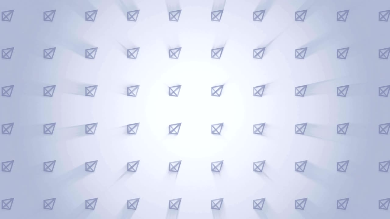 patrón de pirámide geométrica. baile de pirámides. animación de bucle de símbolo de negocio. diseño de red de negocios.