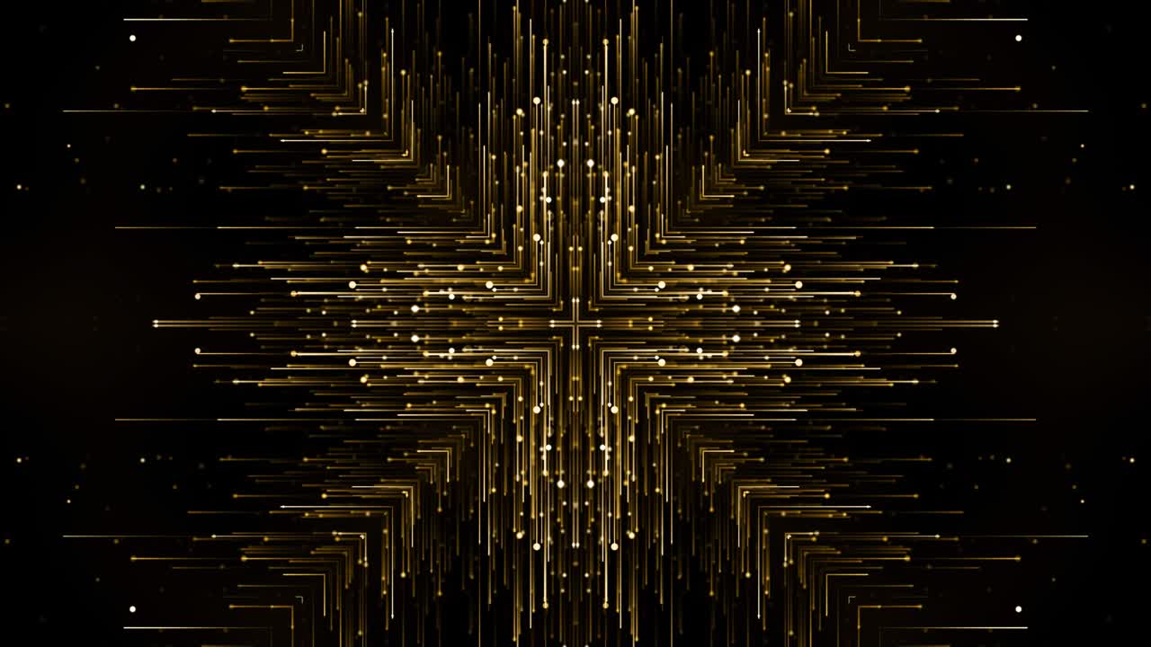 입자 금 반이는 보케상 먼지 추상적인 배경 루프