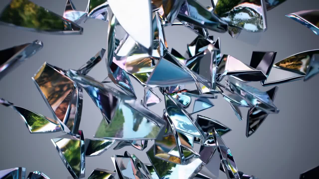 Abstract Geometric Shards