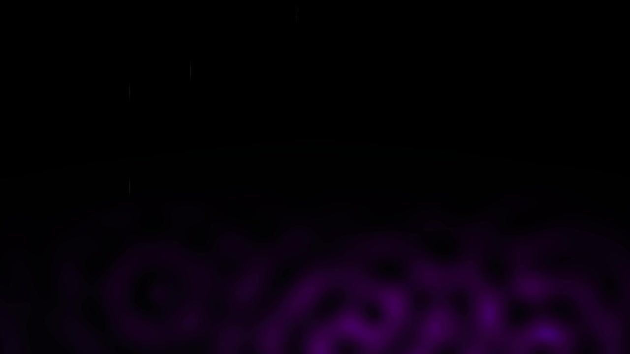 Onde viola astratte che si espandono su sfondo scuro