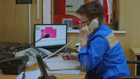 dispatcher at a control room