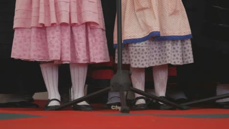 shoes and socks of traditional rancho outfit in portugal