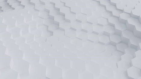 patrón de bucle de superficie geométrico hexagonal abstracto sobre un fondo blanco