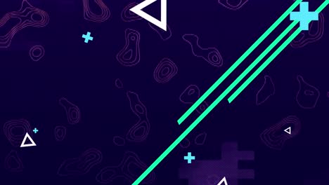 animación de movimiento retro hipnótico