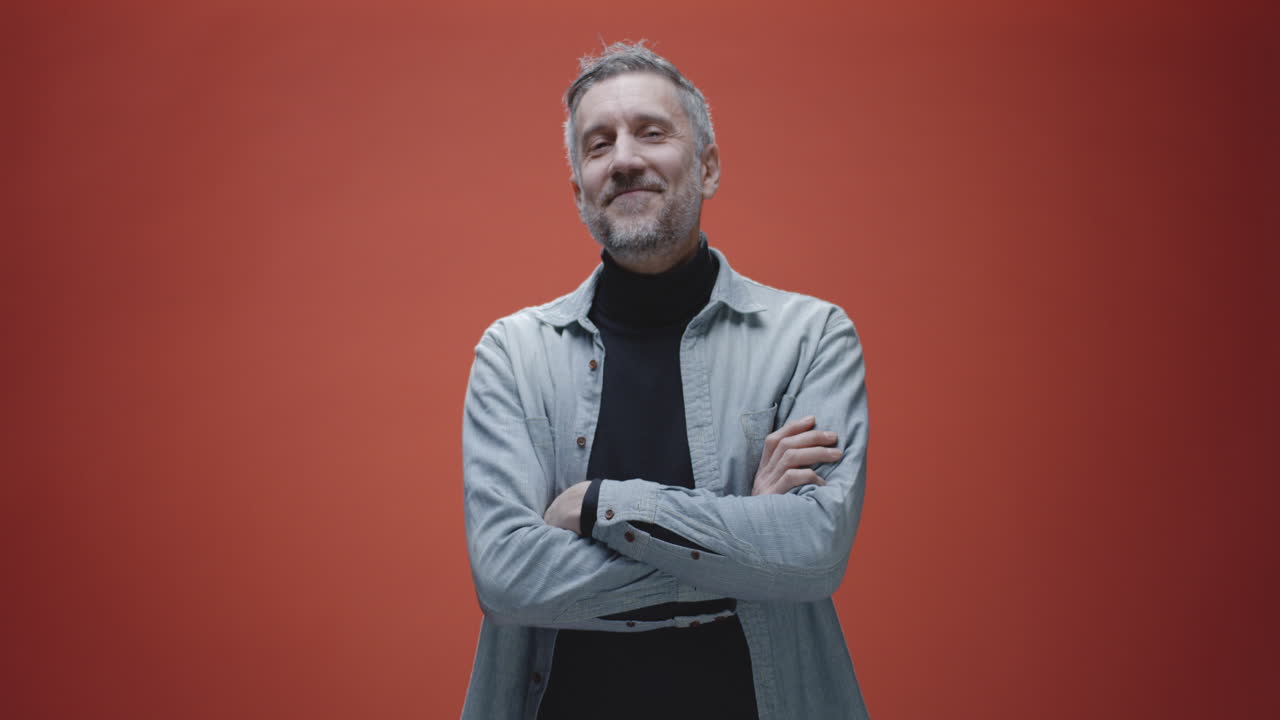 Retrato de un hombre sonriente