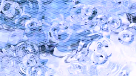 fondo de movimiento que muestra 3d animado líquido en movimiento que fluye reflejos de efecto onda ondulada