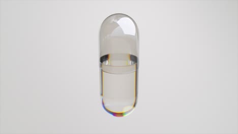 transparent capsule