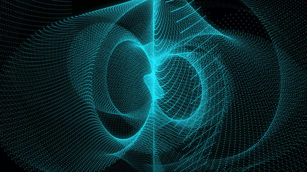 Light blue color Dot Shape Pattern animation motion graphics