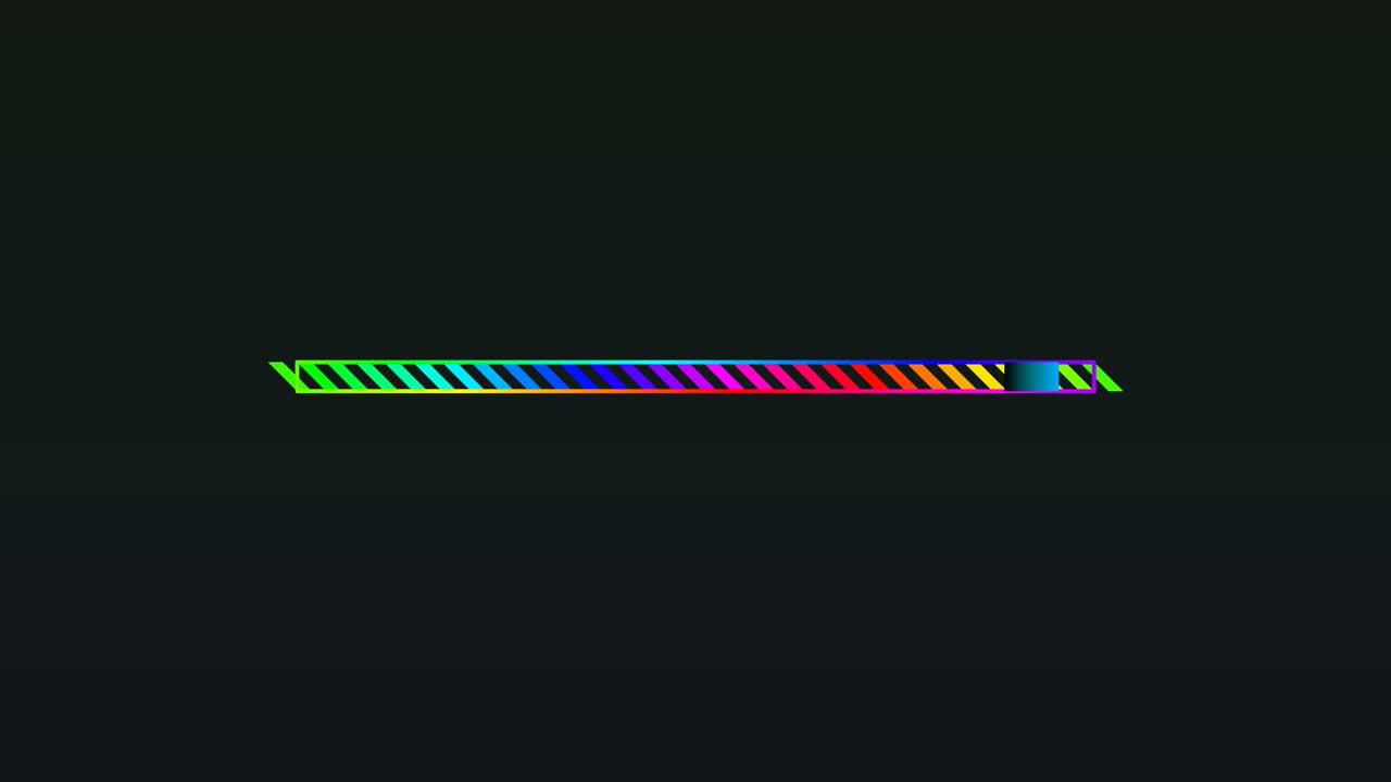 Loading bar and progress bar designed for video creators. The bars feature a colorful gradient design that can enhance video production and viewer experience. Ideal for use in digital content
