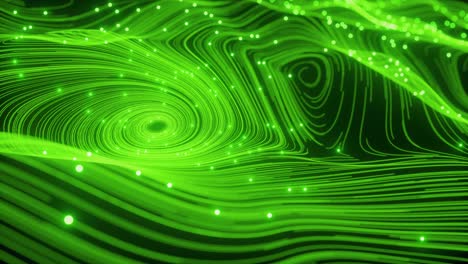 spherical movement of the optical fiber information stream