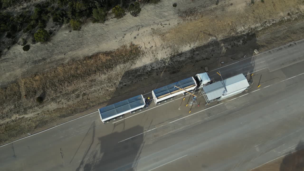 농업 밀 수확 트럭에 곡물 호주에서 밀 생산