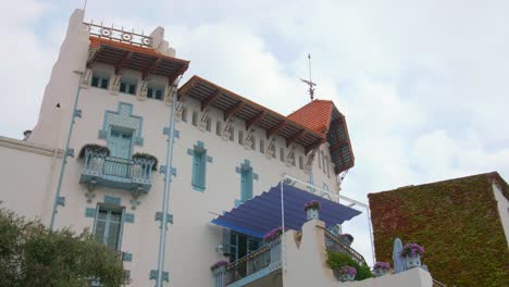 casa serinyana with modern architectural design, a historical landmark in the town of cadaques in spain