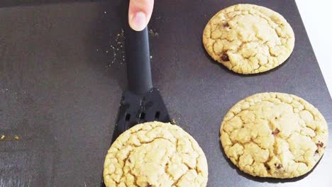 video de galletas con chispas de chocolate