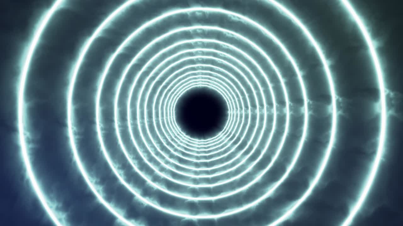 animación de túnel de círculo 3d gráficos de movimiento