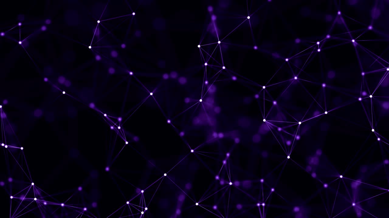 fondo geométrico de color de bucle abstracto con líneas y puntos