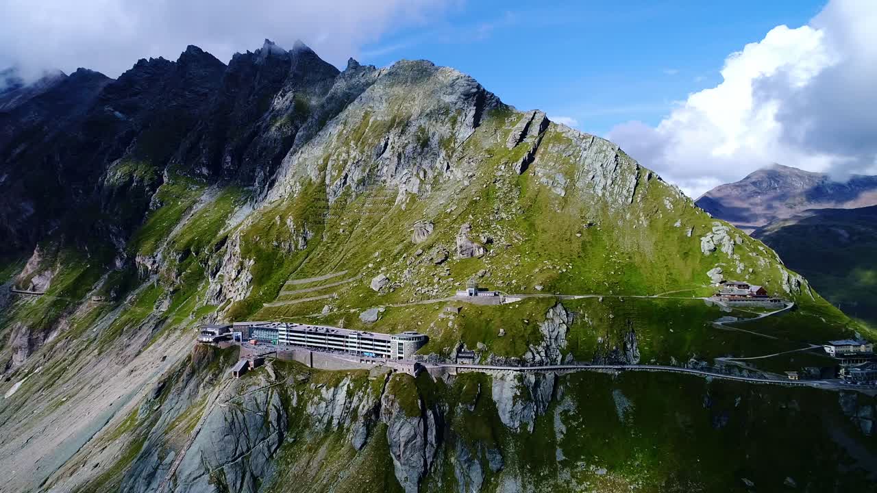 Vista aerea della zona della vetta del Grossglockner da Kaiser Franz Josefs Höhe