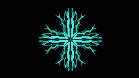 Abstract Cryptocurrency Symbol