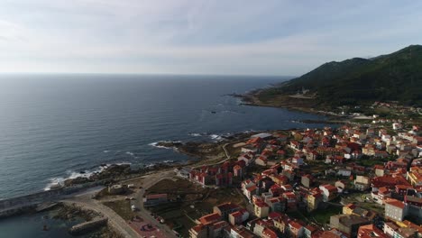 4k aerial footage of spanish coast