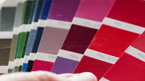 color swatches and ral codes